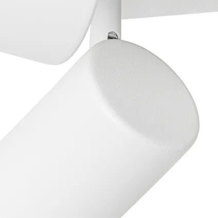 QAZQA Moderne plafondlamp wit 4-lichts verstelbaar vierkant - Jeana 5