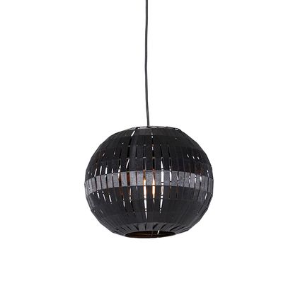 QAZQA Moderne hanglamp zwart 30 cm - Zoë