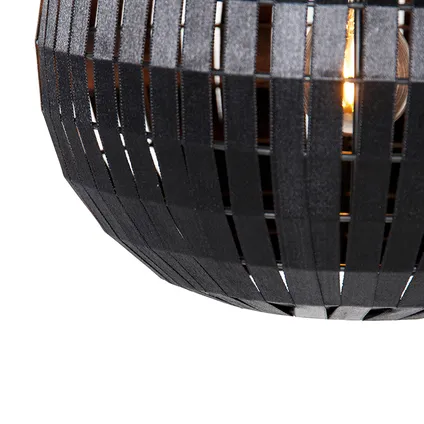 QAZQA Moderne hanglamp zwart 30 cm - Zoë 6