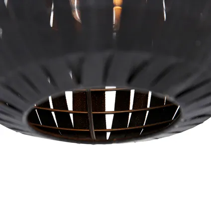 QAZQA Moderne hanglamp zwart 30 cm - Zoë 8