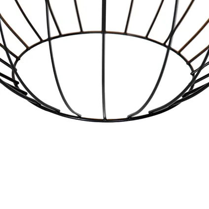 QAZQA Design hanglamp zwart 50 cm - Wire Dos 7