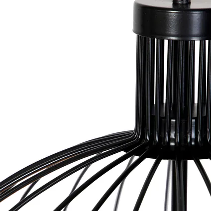 QAZQA Design hanglamp zwart 50 cm - Wire Dos 9