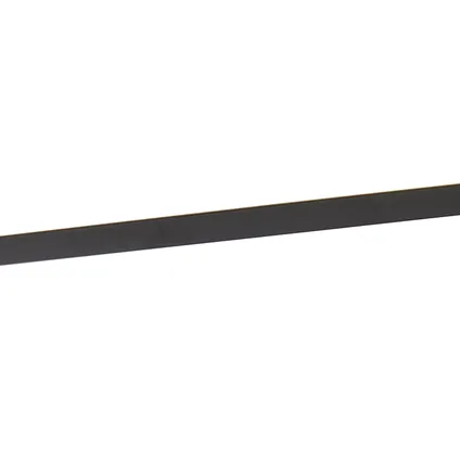 QAZQA Plafondlamp zwart 80 cm incl. LED met afstandsbediening - Liv 3
