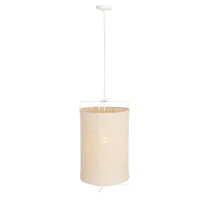 QAZQA Design hanglamp beige - Rich 10