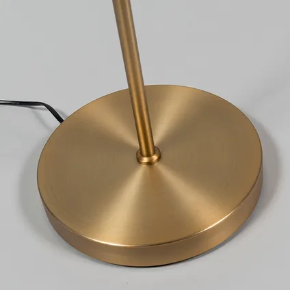 QAZQA Lampadaire moderne bronze avec LED - Eva 8