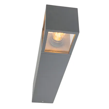 QAZQA Moderne staande buitenlamp 65cm antraciet IP54 - Zaandam 6