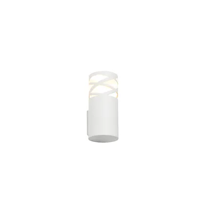QAZQA Design wandlamp wit - Arre 6