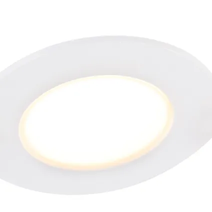 QAZQA Spot encastrable blanc avec LED dimmable en 3 étapes IP65 - Blanca 3
