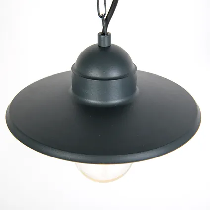 QAZQA Lampe suspendue rurale d'extérieur anthracite IP44 - Kansas graphite 5