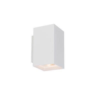 QAZQA Moderne wandlamp vierkant wit - Sandy