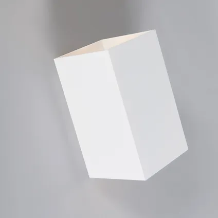 QAZQA Moderne wandlamp vierkant wit - Sandy 6