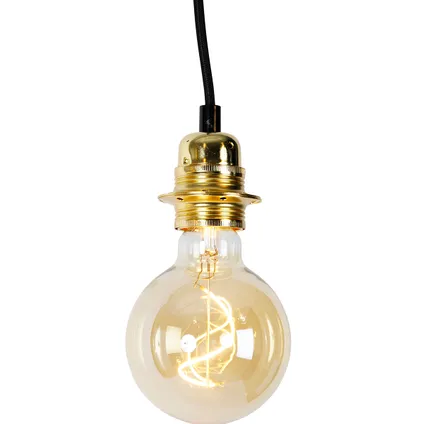 QAZQA Lampe suspendue moderne dorée dimmable - Cava 5 3