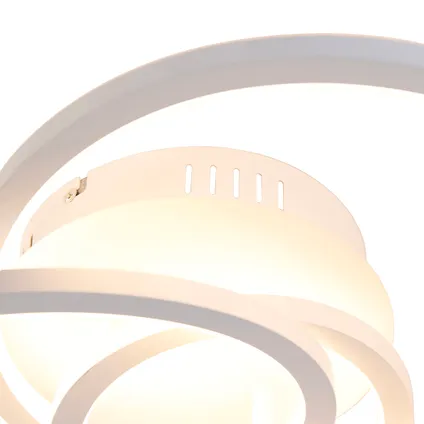 QAZQA Plafondlamp wit 45 cm incl. LED 3 staps dimbaar - Rowin 7