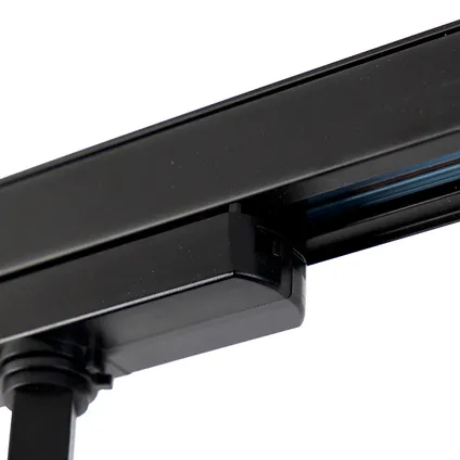 QAZQA Spot moderne triphasé dimmable noir avec LED 3000K - Règle 38 10