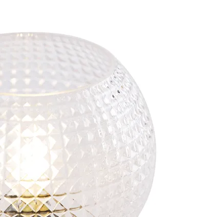 QAZQA Art Deco tafellamp messing - Sphere 5