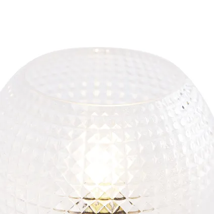 QAZQA Art Deco tafellamp messing - Sphere 6