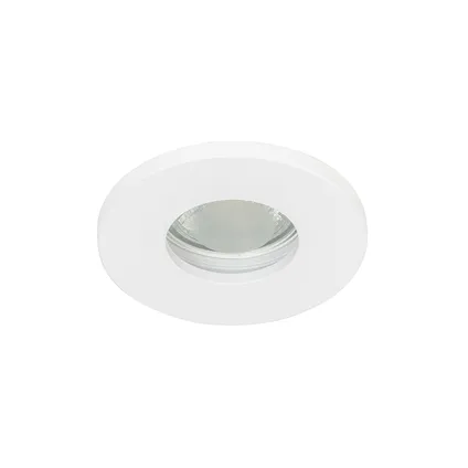 QAZQA Spot encastrable de salle de bain moderne blanc IP54 - Shed 8