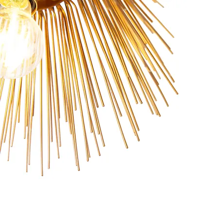 QAZQA Art Deco plafondlamp goud - Broom 5