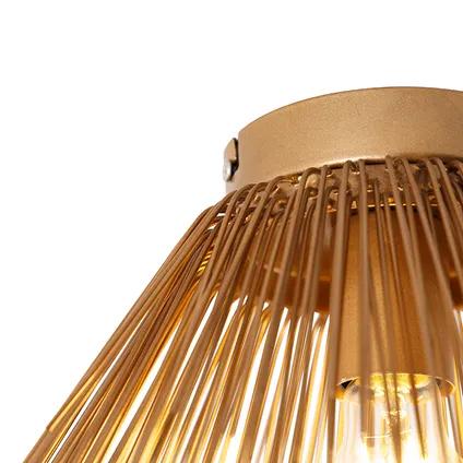 QAZQA Art Deco plafondlamp goud - Broom 7