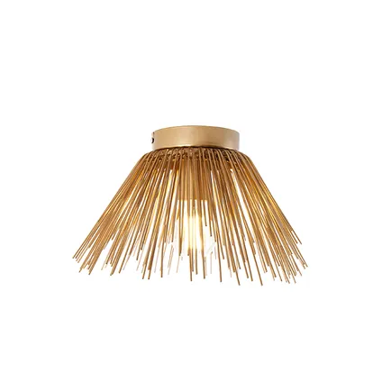 QAZQA Art Deco plafondlamp goud - Broom 9