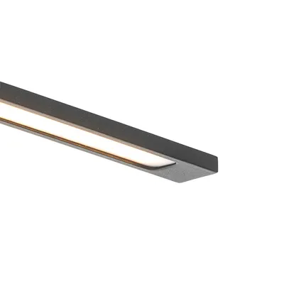 QAZQA Moderne wandlamp zwart 41,5 cm incl. LED IP44 - Jerre 5