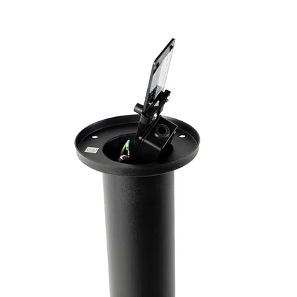 QAZQA Buitenlamp zwart 45 cm verstelbaar IP44 - Solo 10