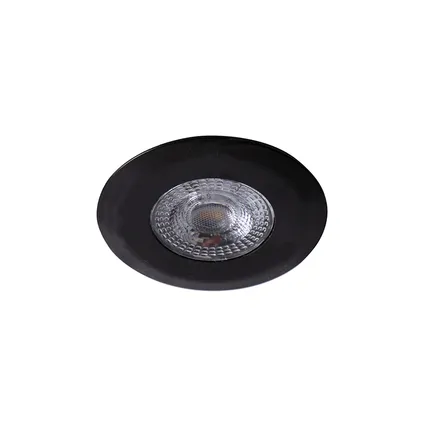 QAZQA Spot encastrable noir avec LED dimmable en 3 étapes - Ulo 8