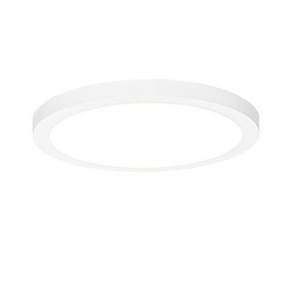 QAZQA Spot encastrable ou en saillie blanc 30 cm avec LED 3 niveaux dim to warm - Trans