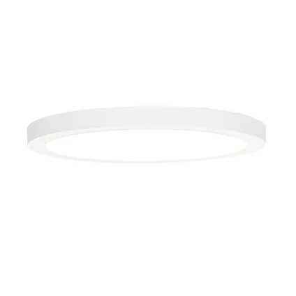 QAZQA Spot encastrable ou en saillie blanc 30 cm avec LED 3 niveaux dim to warm - Trans 5