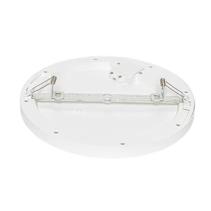 QAZQA Spot encastrable ou en saillie blanc 30 cm avec LED 3 niveaux dim to warm - Trans 7