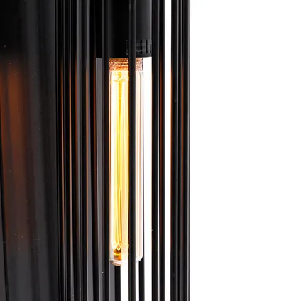 QAZQA Moderne wandlamp zwart - Balenco Wazo 5