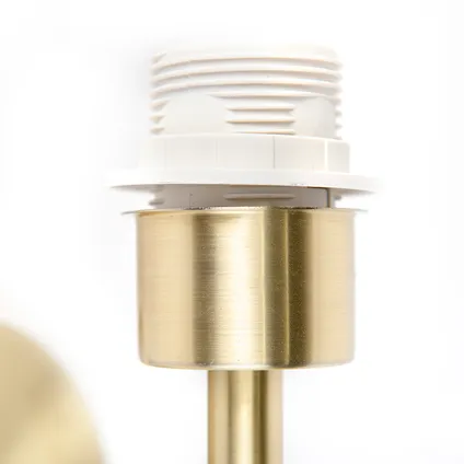 QAZQA Moderne wandlamp goud 1-lichts met schakelaar - Combi 6