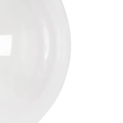 QAZQA Suspension scandinave chrome avec verre clair - Ball 40 7