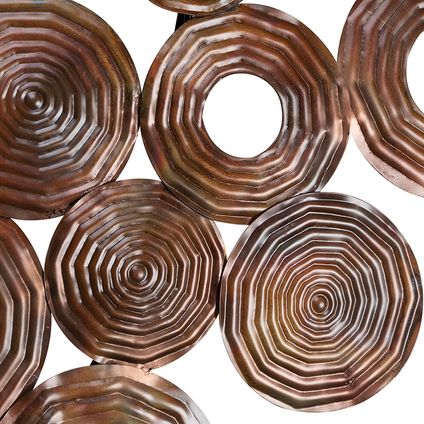 QAZQA Applique Art Déco cuivre 138 cm - Cercles