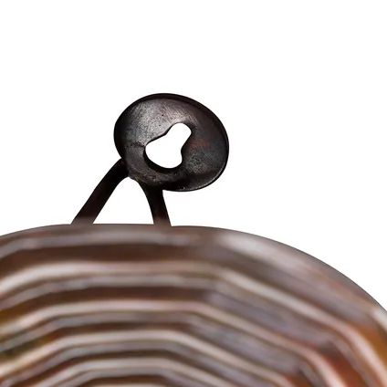 QAZQA Applique Art Déco cuivre 138 cm - Cercles 6