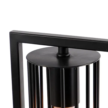 QAZQA Moderne tafellamp zwart - Balenco Wazo 3
