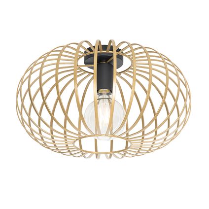 QAZQA Design plafondlamp goud 39 cm - Johanna