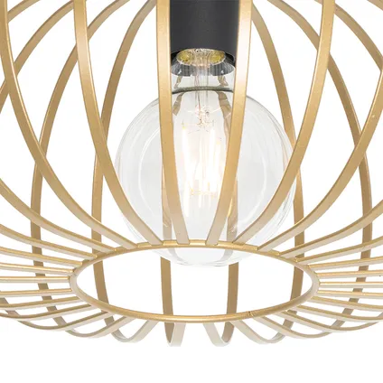 QAZQA Design plafondlamp goud 39 cm - Johanna 2