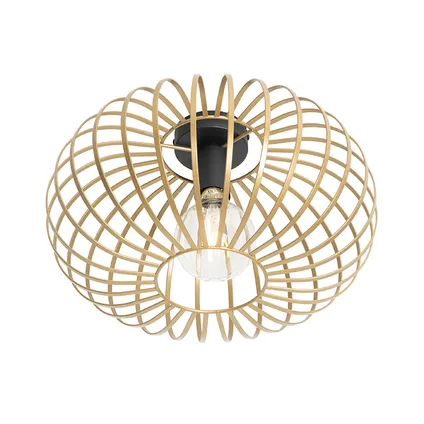 QAZQA Design plafondlamp goud 39 cm - Johanna 8