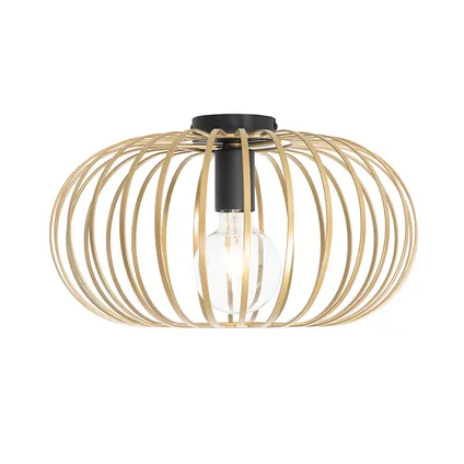 QAZQA Design plafondlamp goud 39 cm - Johanna 9