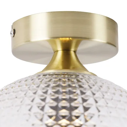 QAZQA Art Deco plafondlamp messing - Sphere 2