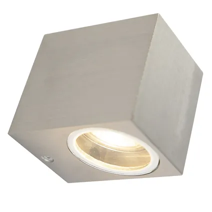 QAZQA Moderne wandlamp aluminium IP44 - Baleno 3