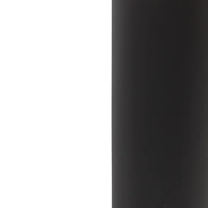 QAZQA Buitenlamp zwart met opaal witte kap 50 cm - Odense 5