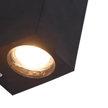 QAZQA Moderne wandlamp zwart van kunststof - Baleno II 7