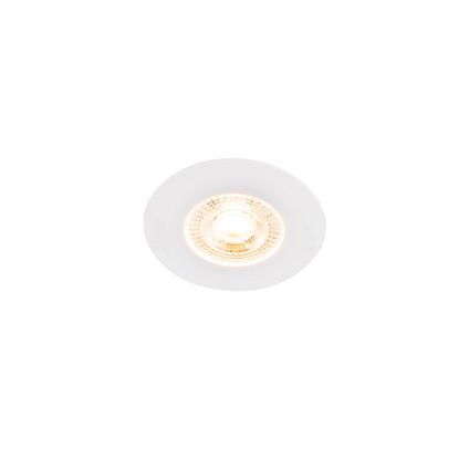 QAZQA Spot encastrable blanc avec LED dimmable en 3 étapes - Ulo