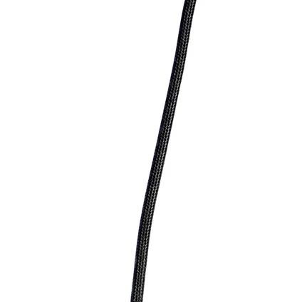 QAZQA Art Deco hanglamp zwart met smoke glas 30 cm - Pallon 9