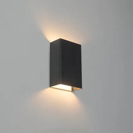 QAZQA Moderne wandlamp zwart - Otan S 2