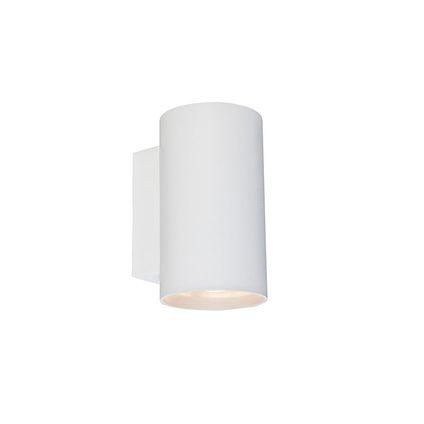 QAZQA Moderne wandlamp wit rond 2-lichts - Sandy