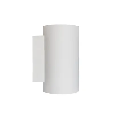 QAZQA Moderne wandlamp rond wit - Sandy 3
