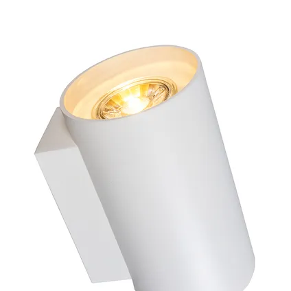 QAZQA Moderne wandlamp rond wit - Sandy 5